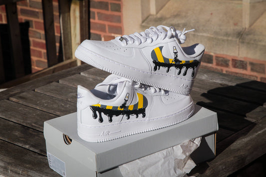 Air Force 1 Toxic Dripping swoosh Customs